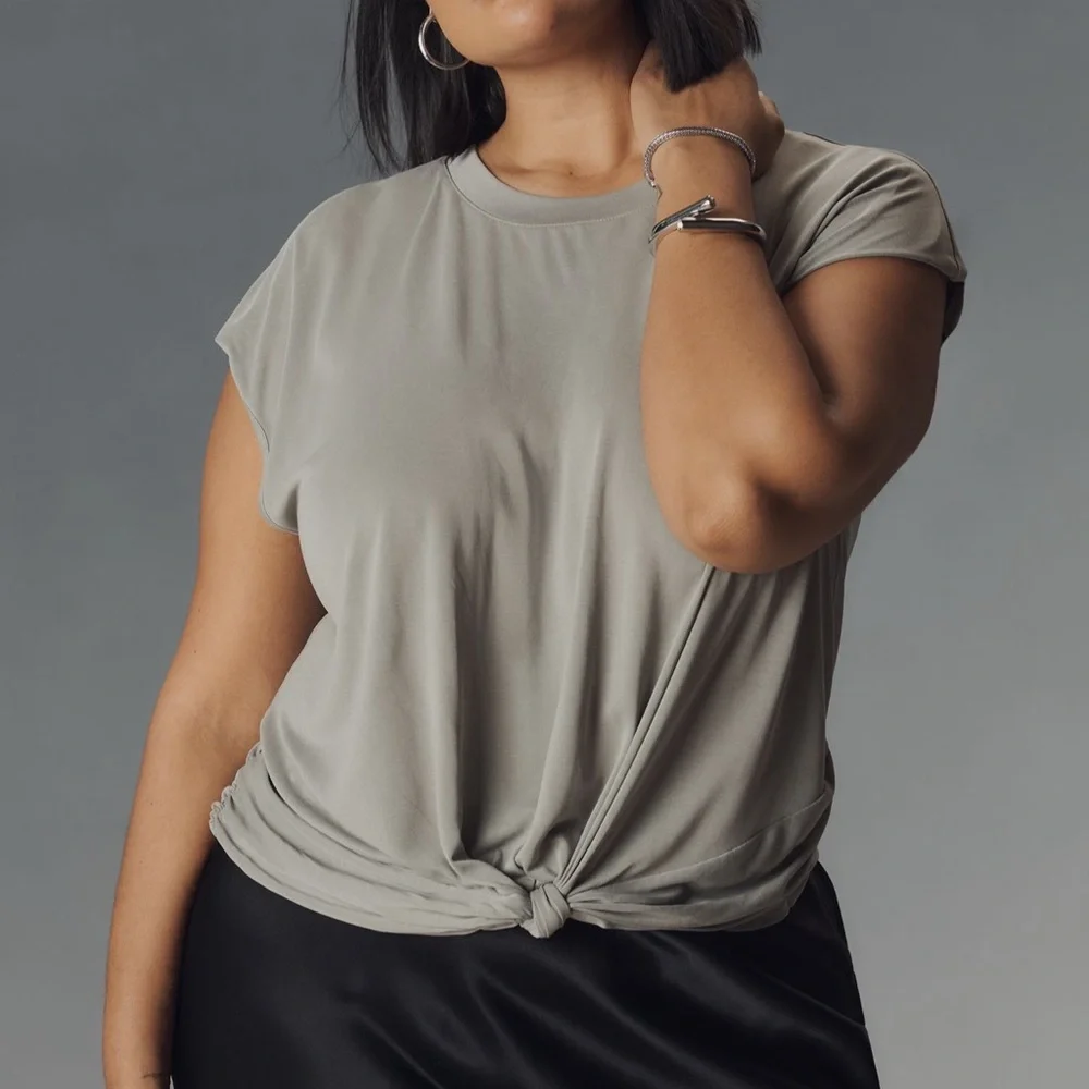 NWT Anthropologie Front Twist Muscle Tank - Picture 9 of 9